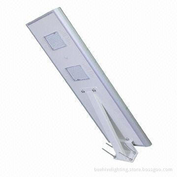 All-in-one Integrated Solar LED Streetlight with Motion Sensor, 25W Power